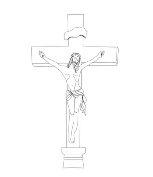 jesus christ in the cross