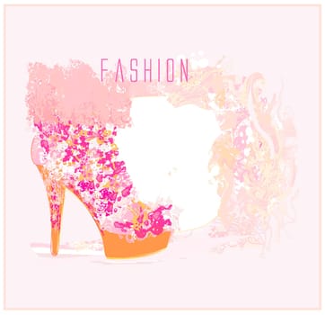 shoes vintage poster