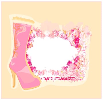 shoes vintage poster