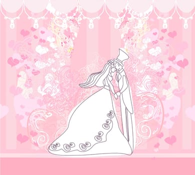 wedding dancing couple background