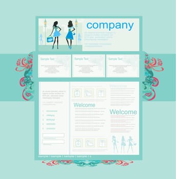 Fashion shopping Website template