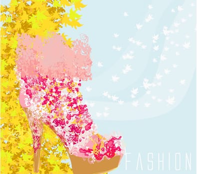 shoes vintage poster