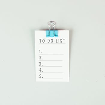To do list with copy space, reminder checklist, target a goal, business and education concept