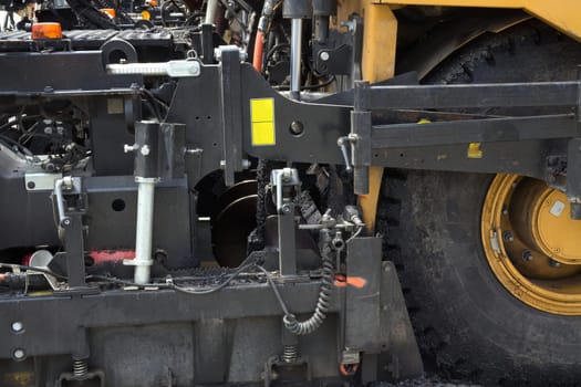 industrial machine road construction tool heavy equipment asphalt road paving technology
