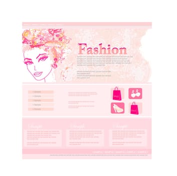 Fashion shopping Website template