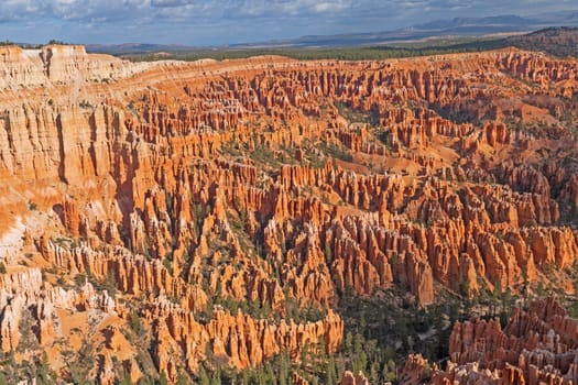 Bryce Canyon Panorama in the Spring in Bryce Canyon National Park in Utah