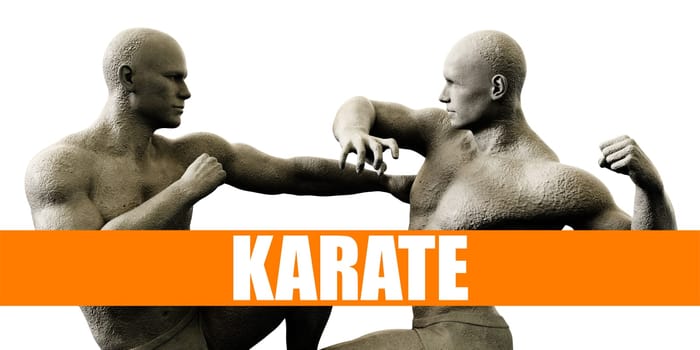 Karate Classes Training Fighting Concept Background