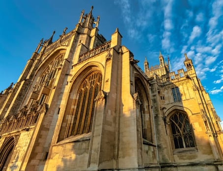 Gloucester Cathedral, formally the Cathedral Church of St Peter and the Holy and Indivisible Trinity in Gloucester, Gloucestershire, United Kingdom