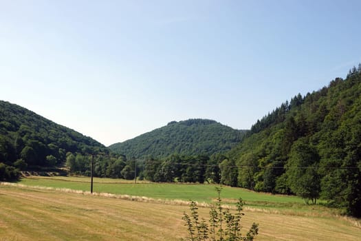 Eifellandschaft Herschbachtal, Rheinland-Pfalz, Deutschland, Kaltenborn