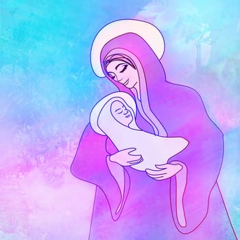 Madonna and child Jesus