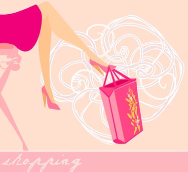 shopping girl