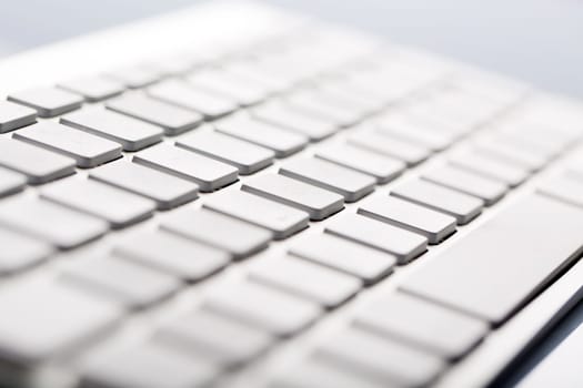 Macro of Wireless Metallic Keyboard