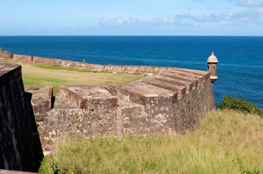 Castillo de San Cristobal, in Old San Juan, Puerto Rico.