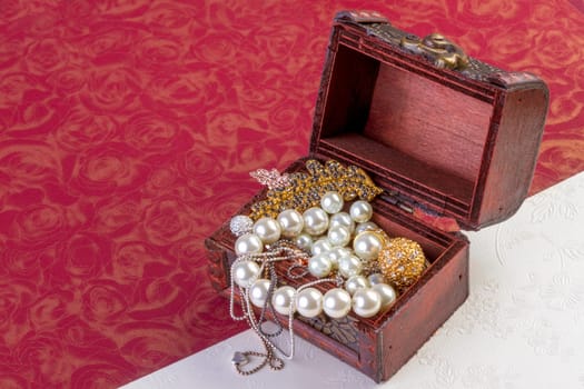 Gold Jewelry Concept - Concept or Metaphor for selling old gold jewelry for cash