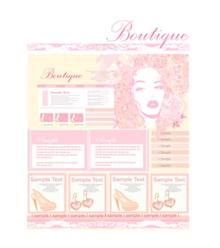Fashion shopping Website template