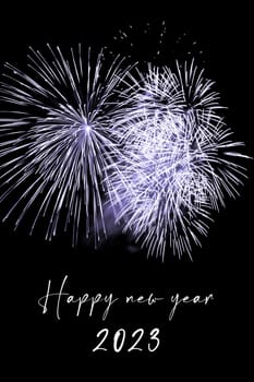 Luxury firework event sky show turn of the year celebration. Holidays season party time. Premium entertainment nightlife background.