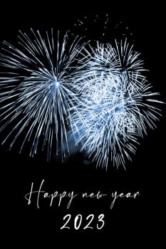 Luxury firework event sky show turn of the year celebration. Holidays season party time. Premium entertainment nightlife background.