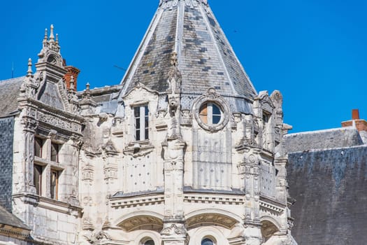 Castle of Saint-Aignan in the Loir-et-Cher in France