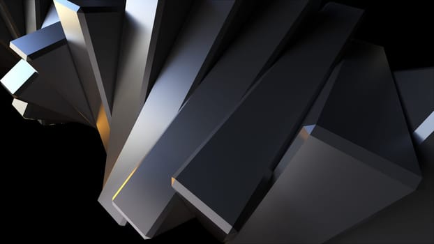 Steel metal. Computer generated 3d render