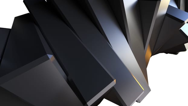 Steel metal. Computer generated 3d render