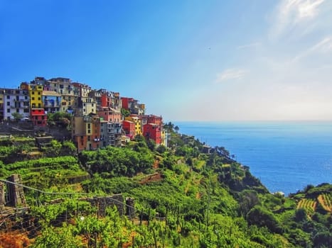 Village Corniglia on Italian Coast