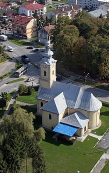 Parish church of Saint Joseph in Grubisno Polje, Croatia