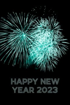 Luxury firework event sky show turn of the year celebration. Holidays season party time. Premium entertainment nightlife background.