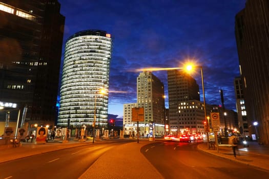Blick von der Stresemann-Strasse zum Potsdamer Platz, Deutschland, Berlin