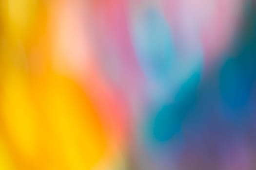Absract Blurred Bokeh Colorful Backdrop. Blurred Colourful Bokeh Background With Defocused Lights.