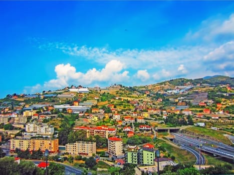 View of San Remo, Italy