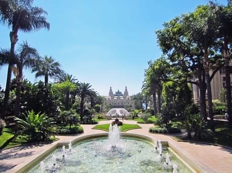 Park in Monte Carlo, Monaco