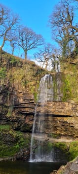 Henrhyd Falls (Sgwd Henrhyd) - Brecon Beacons National Park, Wales, United Kingdom