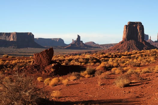 Monument Valley north east Arizona Navajo Nation USA