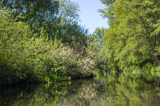 Niers River, Lower Rhine Region, Germany