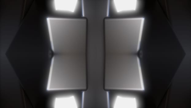Abstract metal background. Computer generated 3d render