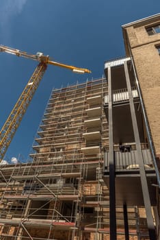 Restoration and conversion Restoration of an old factory site into apartments