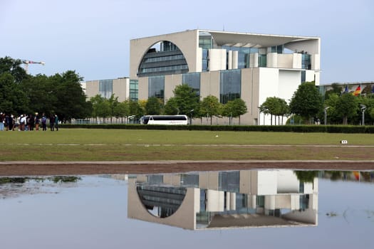 Bundeskanzleramt im Regierungsviertel, Dienstsitz des Bundeskanzlers, Deutschland, Berlin