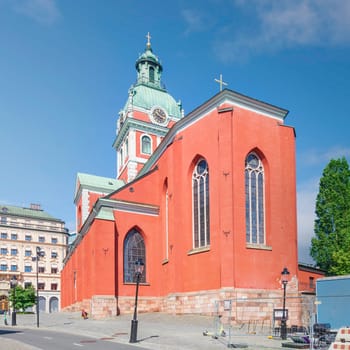 Sankt Jacobs kyrka, a church in Norrmalm, central Stockholm, Sweden