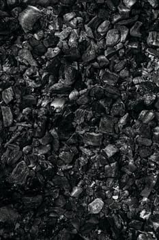 Background Of Pieces Of Black Coal.
