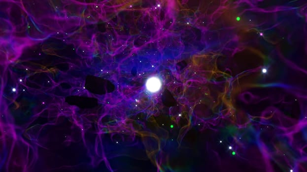 3D illustration Background for advertising and wallpaper in space and earth scene. 3D rendering in decorative concept