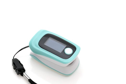 Pulse oximeter device isolated, healthcare monitoring concept