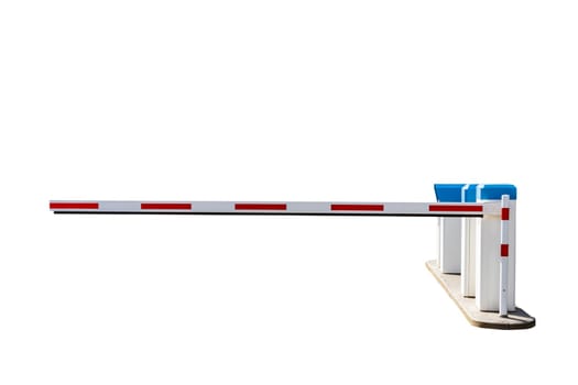 Road Barrier isolated over white background