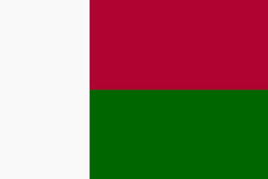 A Madagascar flag background illustration red green white