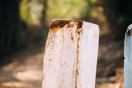 Goa, India. Close Up Pieces Of Ice Standing On Sand.