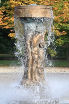 Bad Nauheim, Germany October 14, 2016: Bad Nauheim is a town in the Wetteraukreis district of Hesse state of Germany.Bad Nauheim, Deutschland 14. Oktober 2016: Bad Nauheim ist eine Kurstadt und nach Bad Vilbel die zweitgrößte Stadt im Wetteraukreis in Hessen (Deutschland)