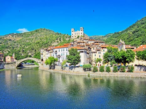 The Castel and the  Bridge of Dolceacqua, Italy