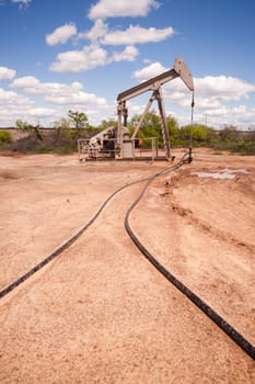 A device used for oil exploration in Texas