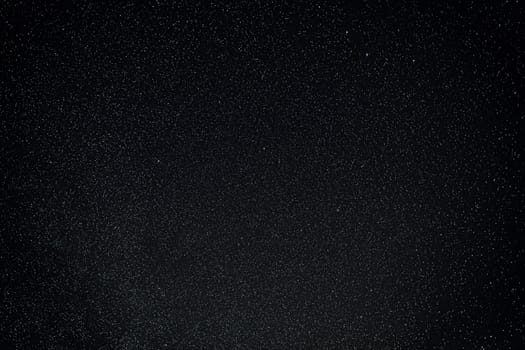 Real Night Sky Stars. Natural Starry Sky Dark Black Background Backdrop.