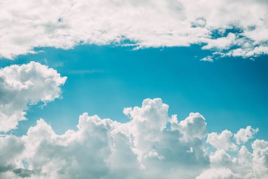 Natural Day Cloudy Sky Abstract Background.