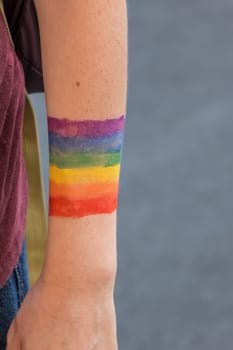 Colors are symbol for respect, diversity, solidarity, equality, tolerance and liberty. Support movement for love, peace and freedom.